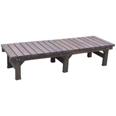 特価◎【直送】住まいスタイル/デッキ縁台180X58 ダークブラウン/DE-180DBR