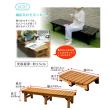 特価◎【直送】住まいスタイル/デッキ縁台 180×58 ステップセット ライトブラウン/DE-180STP-LBR