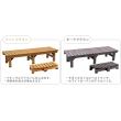 特価◎【直送】住まいスタイル/デッキ縁台 180×58 ステップセット ライトブラウン/DE-180STP-LBR