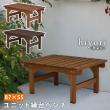 特価◎【直送】住まいスタイル/ユニット縁台ベンチ hiyori(ひより) 87×55 ダークブラウン/DE-8755DBR