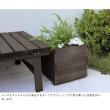 特価◎【直送】住まいスタイル/天然木プランター(幅36)2個組 hiyori(ひより) ダークブラウン/DEP-36-2P-DBR