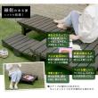 特価◎【直送】住まいスタイル/デッキ縁台ステップ90 ダークブラウン/DES-90DBR