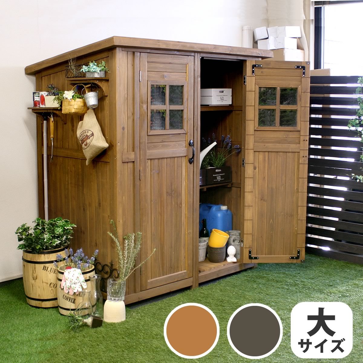 特価◎【直送】住まいスタイル/カントリー小屋 大 ライトブラウン/DNS-0177LBR