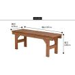 特価◎【直送】住まいスタイル/縁台ベンチ107 hiyori(ひより) ライトブラウン/EB-1070LBR