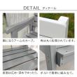 特価◎【直送】住まいスタイル/天然木製ベンチ 幅130 「Elan」(エラン) グレー/EL-130GRY