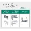 特価◎【直送】住まいスタイル/天然木製ベンチ 幅130 「Elan」(エラン) グレー/EL-130GRY