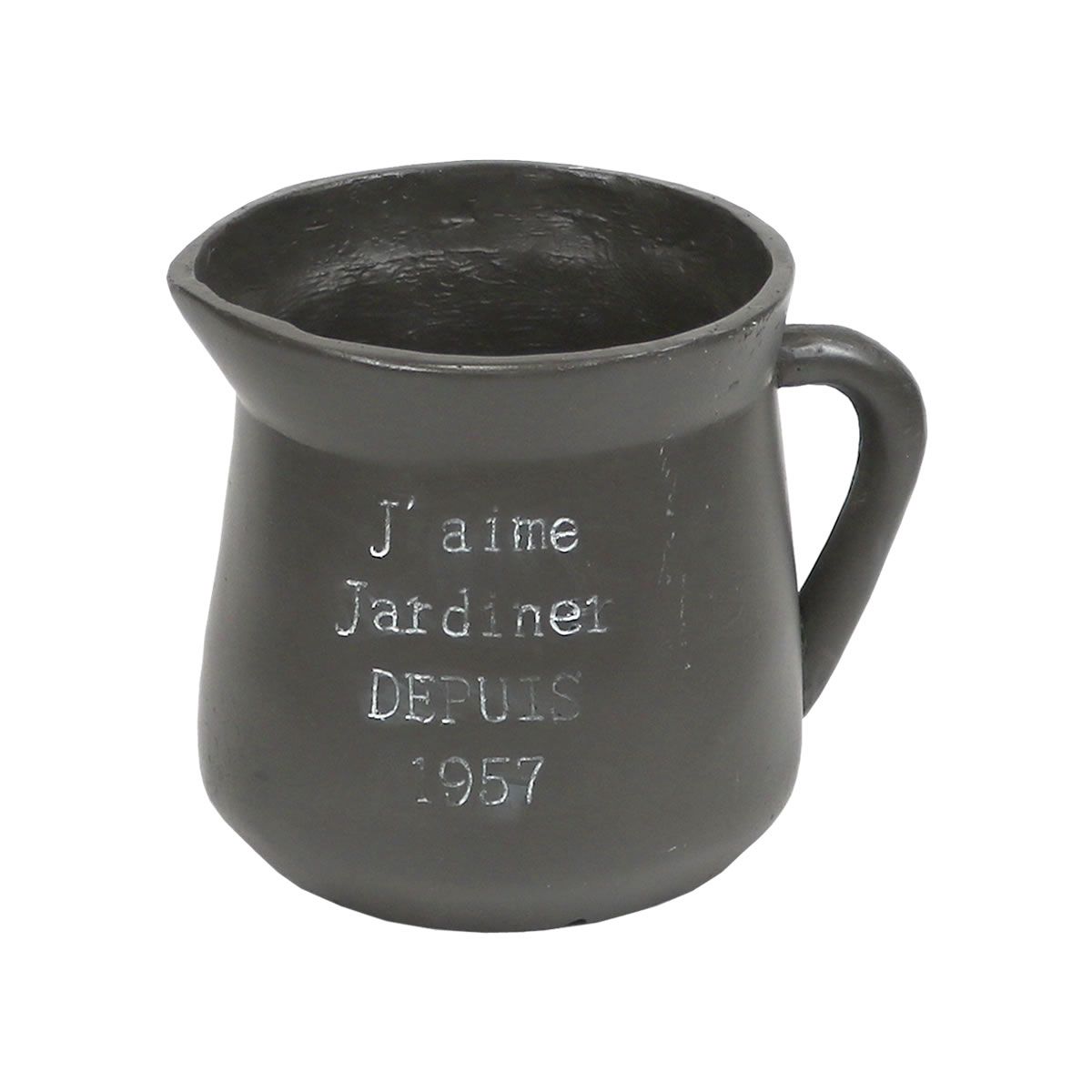 特価◎【直送】住まいスタイル/FRP製ミルクポット型プランター小(幅24cm) ブラック/EPP-24BLK