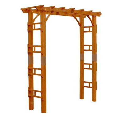 特価◎【直送】住まいスタイル/天然木製アーチ 190 1台 「Flex Pergola」(フレックス パーゴラ) ライトブラウン