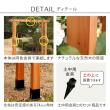 特価◎【直送】住まいスタイル/天然木製アーチ 190 2台(土中用金具セット) 「Flex Pergola」 ライトブラウン