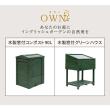 特価◎【直送】住まいスタイル/木製窓付グリーンハウス (温室) 「OWN」(オウン) ダークグリーン/GRH45DGR
