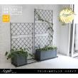 特価◎【直送】住まいスタイル/プランター台付フェンス ハイタイプ アーガイル ホワイト/IF-FP007WHT