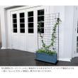 特価◎【直送】住まいスタイル/プランター台付フェンス(ハイタイプ)「グラフ」 ブラック/IF-GR019-BLK