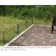 特価◎【直送】住まいスタイル/アイアンフェンス 高さ176 「グラフ」 1枚 ブラック/IF-GR023-1P-BLK