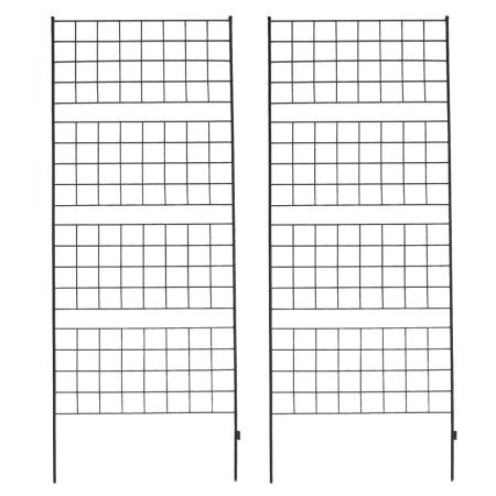 特価◎【直送】住まいスタイル/アイアンフェンス 高さ226 「グラフ」 2枚組 ブラック/IF-GR024-2P-BLK