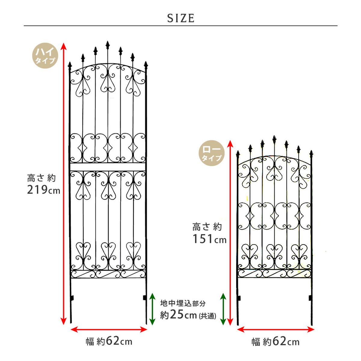 特価◎【直送】住まいスタイル/アイアンローズフェンス150「2枚組」 ホワイト/IFROSE-150-2P-WHT