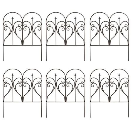 【直送】住まいスタイル/アイアンフェンス フィニアル 6枚組 ブラック/IPN-7293-6P
