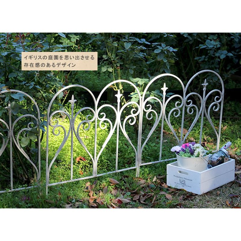 【直送】住まいスタイル/アイアンフェンス フィニアル 6枚組 ホワイト/IPN-7293-6P-WHT