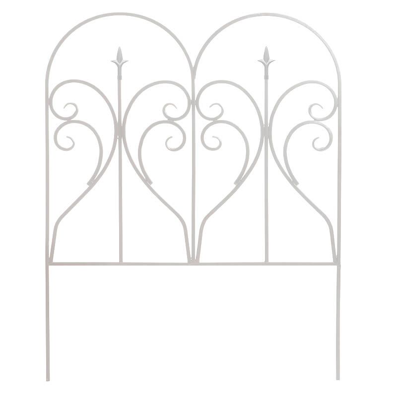 【直送】住まいスタイル/アイアンエッジ フィニアル ホワイト/IPN-7293-WHT