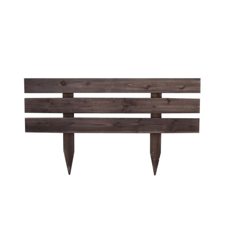 【直送】住まいスタイル/天然木製スティックフェンス[ボーダー] ダークブラウン/JSBF-8045DBR