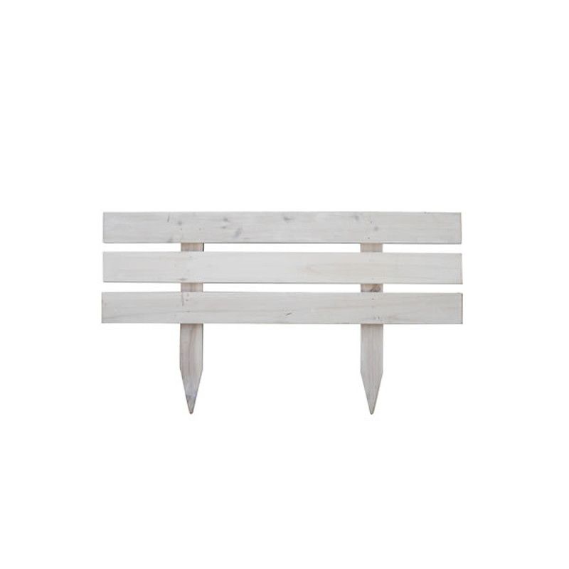 【直送】住まいスタイル/天然木製スティックフェンス[ボーダー] ホワイト/JSBF-8045WHT