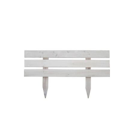 【直送】住まいスタイル/天然木製スティックフェンス[ボーダー] ホワイト/JSBF-8045WHT