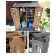 特価◎【直送】住まいスタイル/カントリー小屋 薄型 ライトブラウン/KCSL1260LBR
