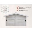 特価◎【直送】住まいスタイル/三角屋根収納庫 ライトブラウン/KGRS1600LBR