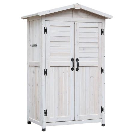 特価◎【直送】住まいスタイル/三角屋根収納庫 ホワイト/KGRS1600WHT