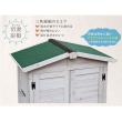 特価◎【直送】住まいスタイル/三角屋根収納庫 ホワイト/KGRS1600WHT