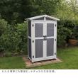 特価◎【直送】住まいスタイル/三角屋根収納庫 グレー/KGRS1600-2GRY