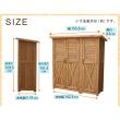 特価◎【直送】住まいスタイル/木製大型収納庫(三つ扉) ライトブラウン/KTDS1600LBR