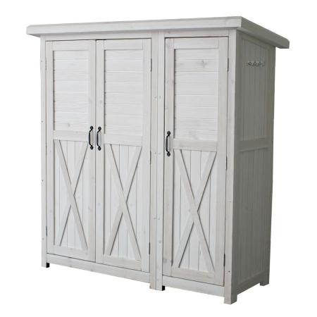 特価◎【直送】住まいスタイル/木製大型収納庫(三つ扉) ホワイト/KTDS1600WHT