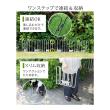 特価◎【直送】住まいスタイル/折り畳めるアイアンフェンス(猫3連) ブラック/NK120BLK
