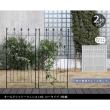 特価◎【直送】住まいスタイル/オールドシャトーフェンス150 ロータイプ 2枚組 ブラック/OC002L-2P-BLK