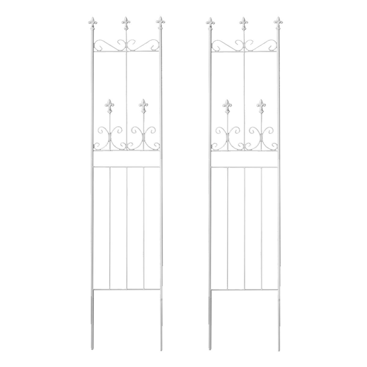【直送】住まいスタイル/オールドシャトーフェンス スリムタイプ 2枚組 ホワイト/OC003SL-2P-WHT