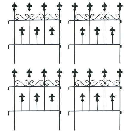 【直送】住まいスタイル/オールドシャトーフェンス スティックタイプ 4枚組 ブラック/OC005ST-4P-BLK