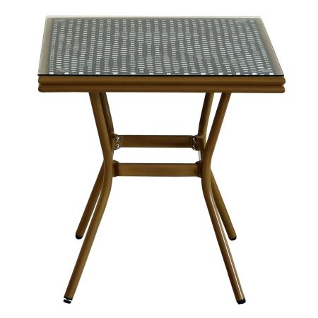 特価◎【直送】住まいスタイル/スクエアテーブル単品販売「プレジール」 ブラック/PLS-S70-BLK