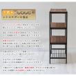 特価◎【直送】住まいスタイル/天然木製シェルフ4段 ブラウン/PR-860-4BRN