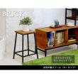 特価◎【直送】住まいスタイル/ブリック 天然木製スツール ロータイプ ブラウン/PR-BS49LO