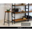 特価◎【直送】住まいスタイル/ブリック 天然木製スツール ハイタイプ ブラウン/PR-BS67HI