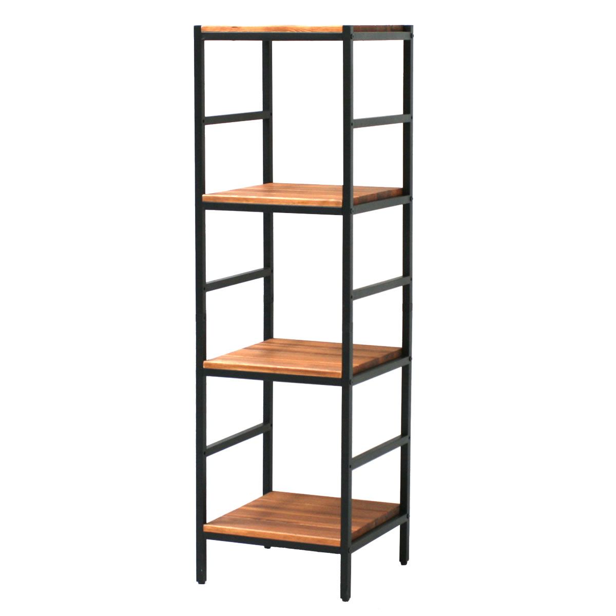 特価◎【直送】住まいスタイル/ブリックラックシリーズ4段 40×40×135 ブラウン/PRU-4040135