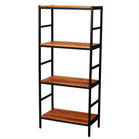 【直送】住まいスタイル/ブリックラックシリーズ4段タイプ 60×32×135 ブラウン/PRU-6032135