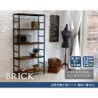 【直送】住まいスタイル/ブリックラックシリーズ5段タイプ 86×32×175 ブラウン/PRU-8632175