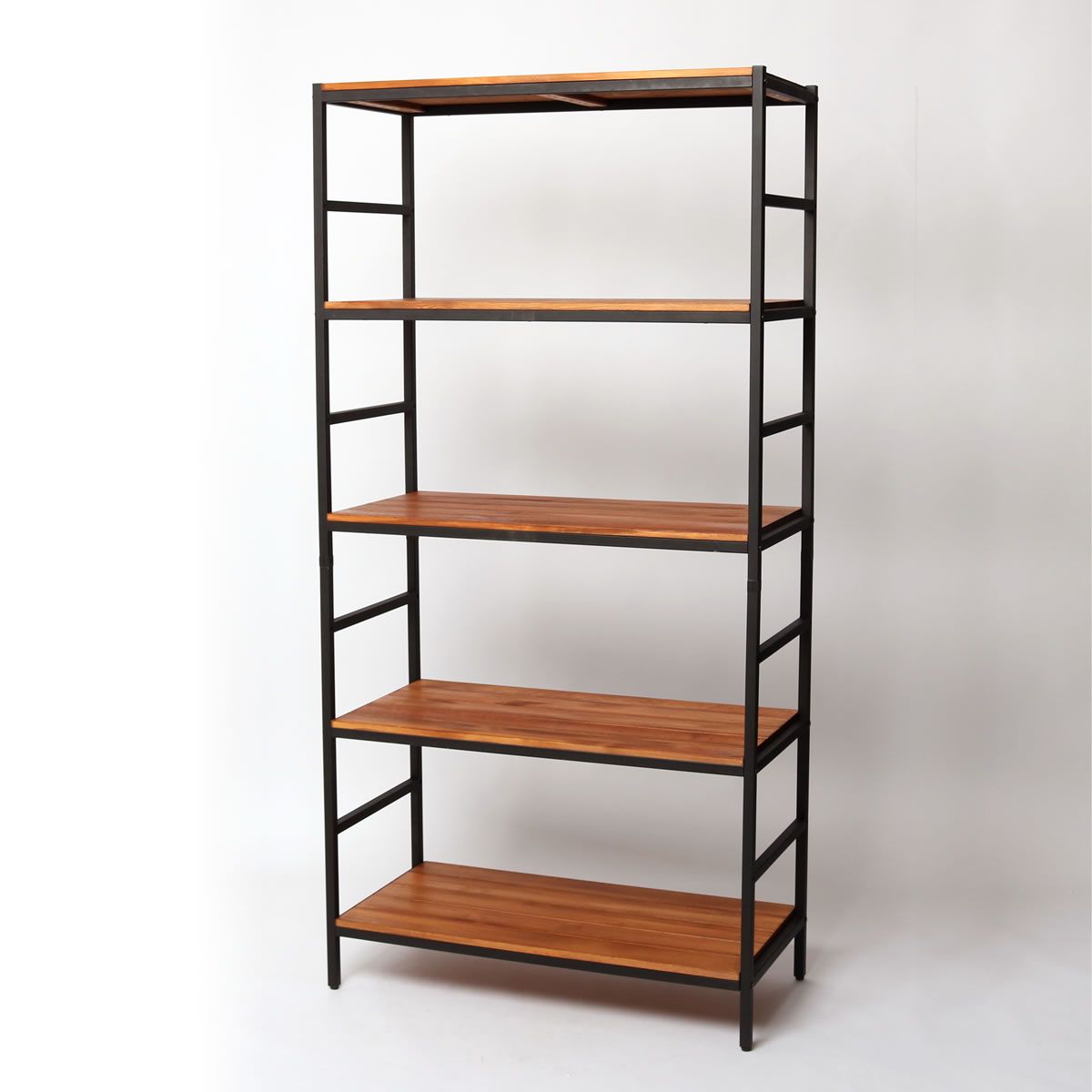 【直送】住まいスタイル/ブリックラックシリーズ5段タイプ 86×40×175 ブラウン/PRU-8640175