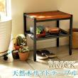 特価◎【直送】住まいスタイル/天然木製サイドテーブル ブラウン/PT-400BRN
