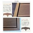 特価◎【直送】住まいスタイル/人工木ウッドデッキ ecofeel(エコフィール)1台 ダークブラウン/PWDE-1P-DBR