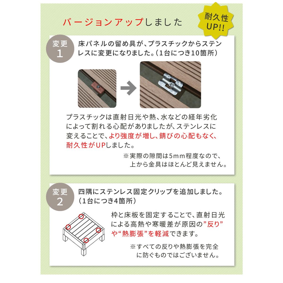 特価◎【直送】住まいスタイル/人工木ウッドデッキ ecofeel(エコフィール)2台 ステップセット ダークブラウン