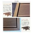 特価◎【直送】住まいスタイル/人工木ウッドデッキ ecofeel(エコフィール)3台 ダークブラウン/PWDE-3P-DBR