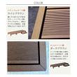 特価◎【直送】住まいスタイル/人工木ウッドデッキ ecofeel(エコフィール)3台 ステップセット ダークブラウン