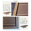 特価◎【直送】住まいスタイル/人工木ウッドデッキ ecofeel(エコフィール)4台 ダークブラウン/PWDE-4P-DBR